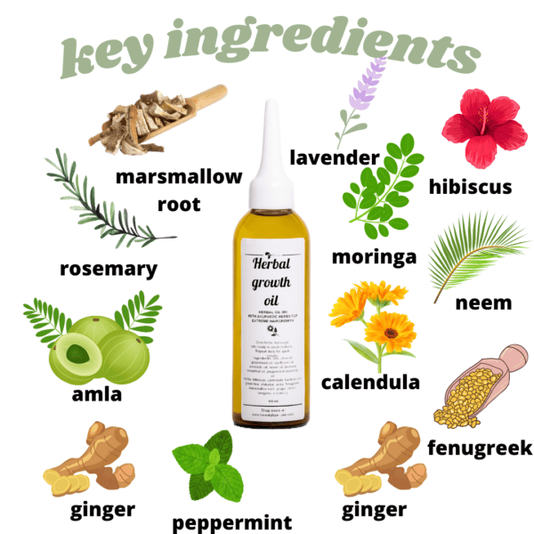 Herbal growth oil - Afbeelding 2